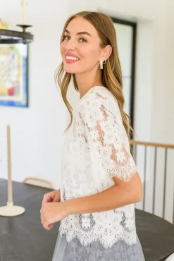 Lace of My Heart Top