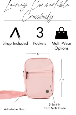 Lainey Convertible Crossbody - 3/18