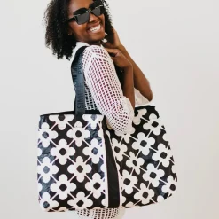 Large Kona Cove Beach Shoulder Tote Bag by Pretty Simple