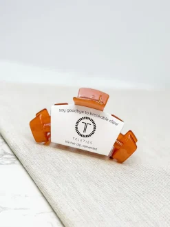 Large Teleties Claw Clip - Mocha