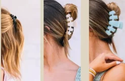 Large Teleties Claw Clip - Mocha