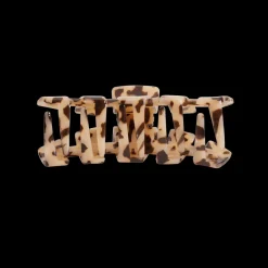 Large Teleties Claw Clip - Blonde Tortoise