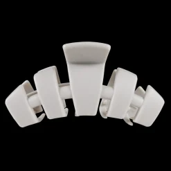 Large Teleties Claw Clip - Silver Flames