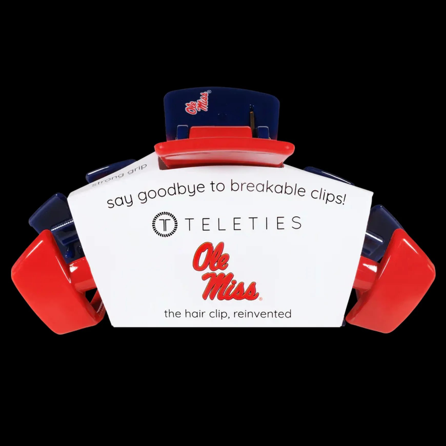 Large Teleties Claw Clip - University of Mississippi
