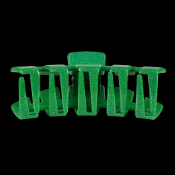 Large Teleties Claw Clip - Shamrock Shimmer