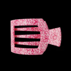 Large Teleties Flat Square Clip - Wrapped in Ribbons