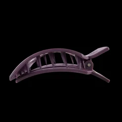 Large Teleties Flat Square Clip - Burgundy Bliss