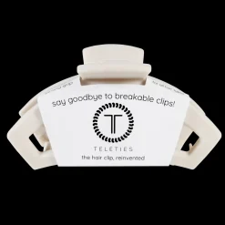 Large Teleties Open Claw Clip - Toasted