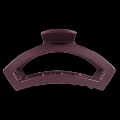 Large Teleties Open Claw Clip - Burgundy Bliss