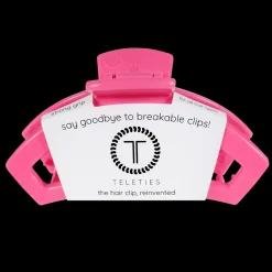 Large Teleties Open Claw Clip - Paradise Pink