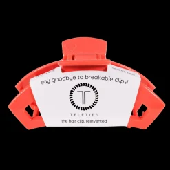 Large Teleties Open Claw Clip - Coral