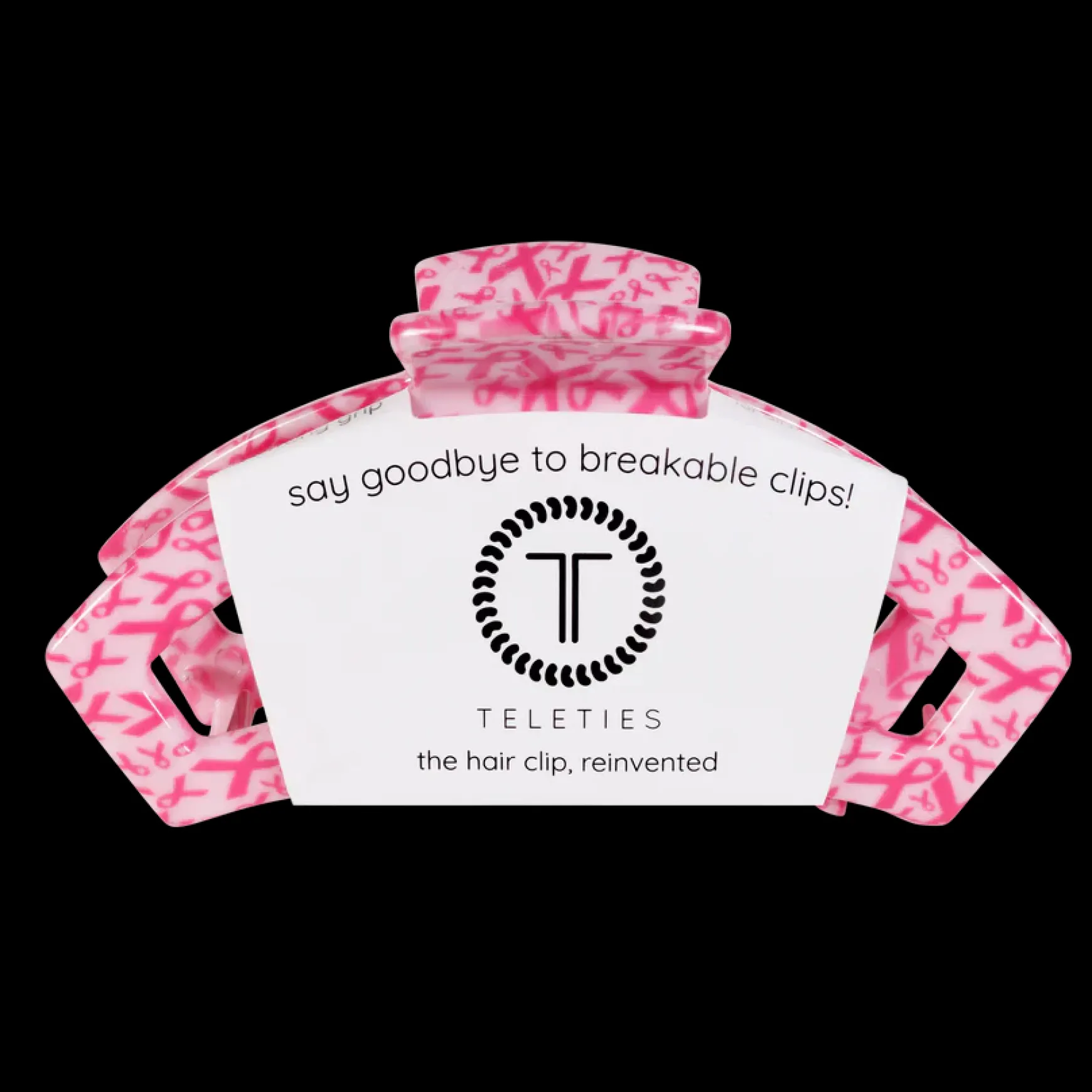 Large Teleties Open Claw Clip - Wrapped in Ribbons