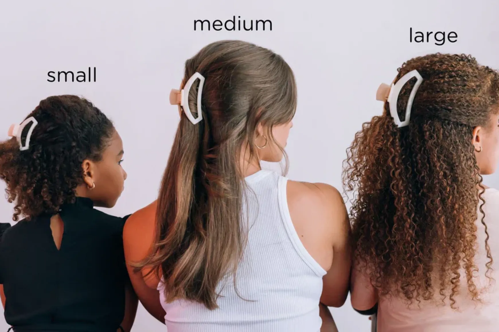 Large Teleties Open Claw Clip - Wrapped in Ribbons