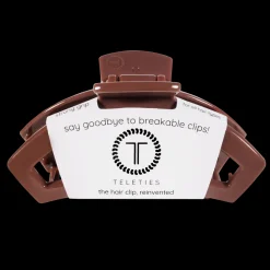 Large Teleties Open Claw Clip - Nutmeg