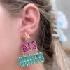 'Let's Rodeo' Dangle Earrings