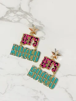 'Let's Rodeo' Dangle Earrings