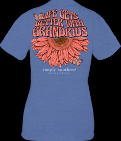 'Life Gets Better With Grandkids' Short Sleeve Tee by Simply Southern