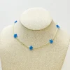 Little Star Station Necklaces - Blue