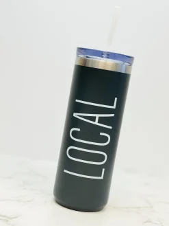 'Local' Tumbler With Straw