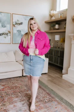 Looking for Rainbows V-Neck Striped Top