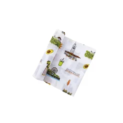 Los Angeles Baby Swaddle Blanket