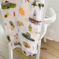 Los Angeles Baby Swaddle Blanket