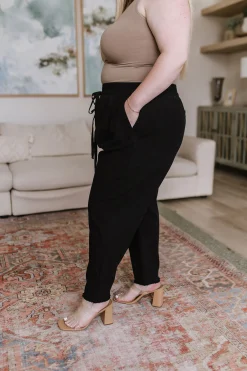 Love Me Dearly High Waisted Pants in Black