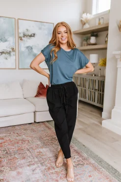 Love Me Dearly High Waisted Pants in Black