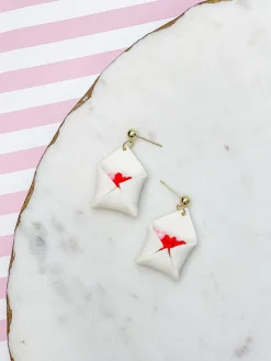 Love Notes Clay Dangle Earrings