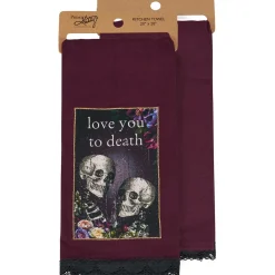 'Love You To Death' Kitchen Towel