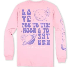'Love You To The Moon & To Saturn' Long Sleeve Tee by Simply Southern