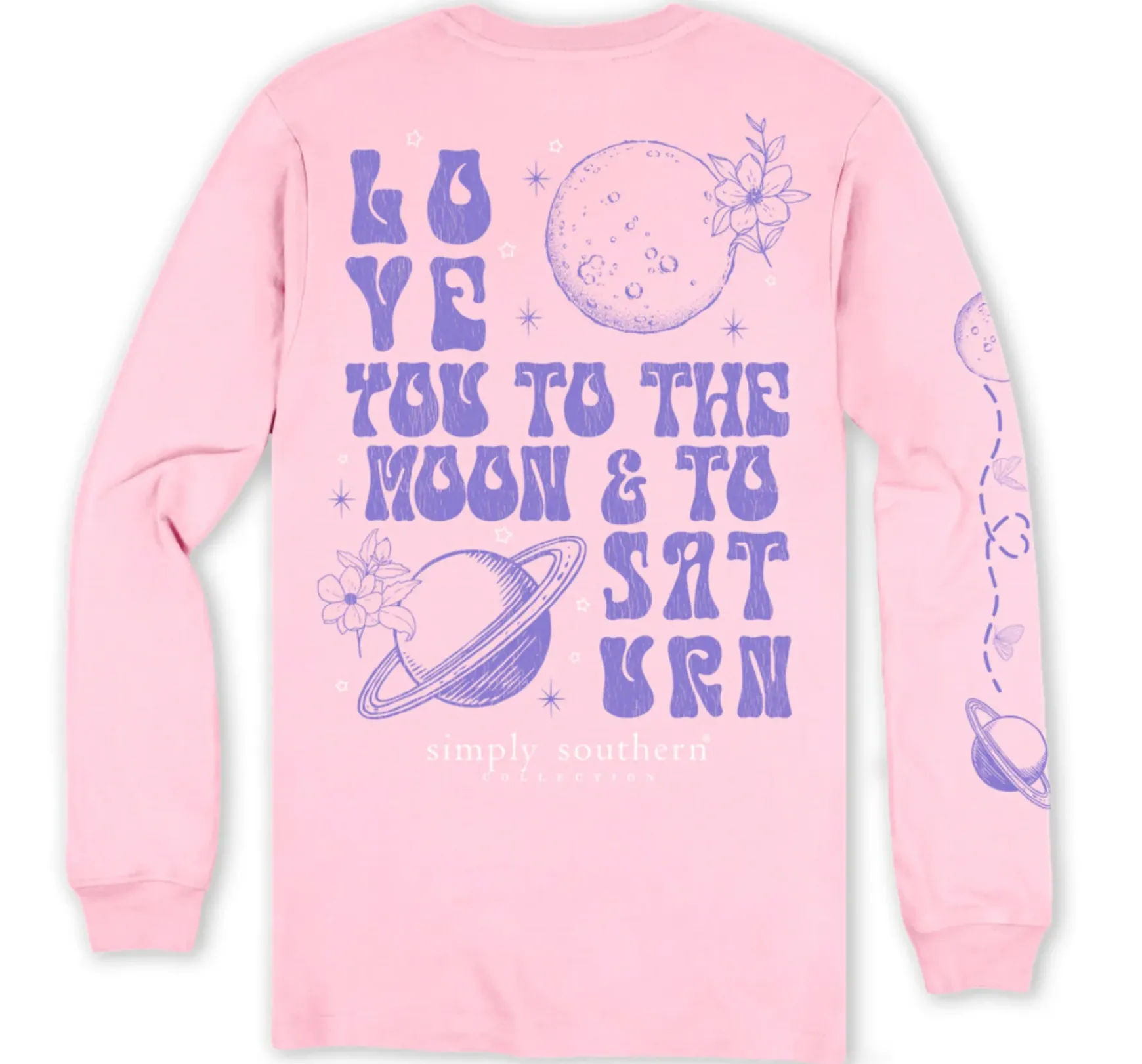 'Love You To The Moon & To Saturn' Long Sleeve Tee by Simply Southern
