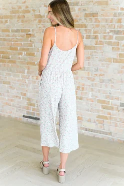 Lucky In Love Floral Jumpsuit - 4/3