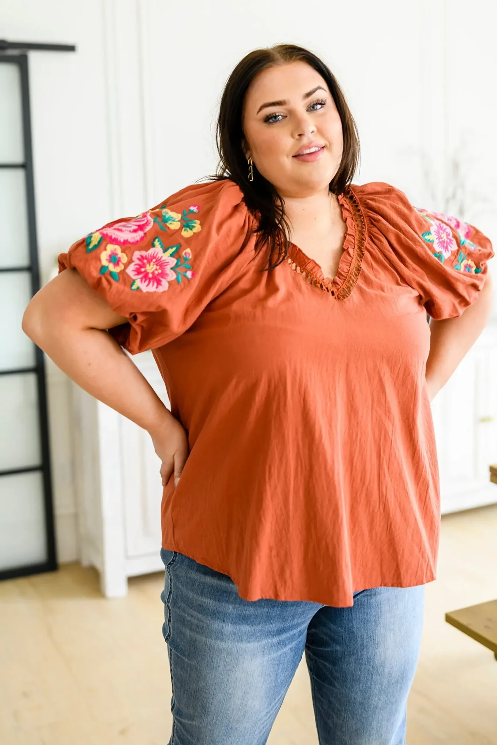 Luisa Embroidered Blouse