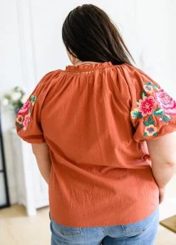 Luisa Embroidered Blouse