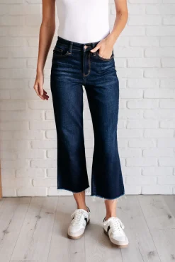 Madeline High Rise Cropped Wide Leg Jeans by Judy Blue