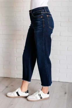 Madeline High Rise Cropped Wide Leg Jeans by Judy Blue