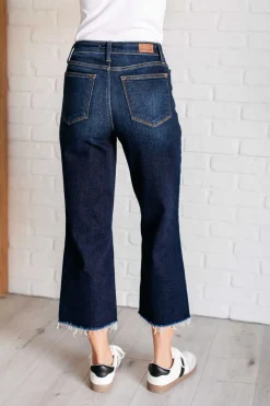 Madeline High Rise Cropped Wide Leg Jeans by Judy Blue