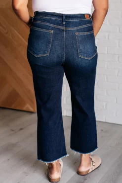 Madeline High Rise Cropped Wide Leg Jeans by Judy Blue