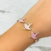 Magnetic Enamel Bracelet - Ballerina