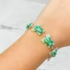 Magnetic Enamel Bracelet - Frog