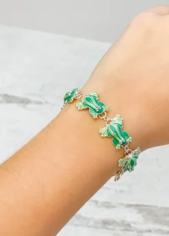 Magnetic Enamel Bracelet - Frog