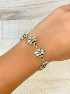 Magnetic Enamel Bracelet - Bumble Bee