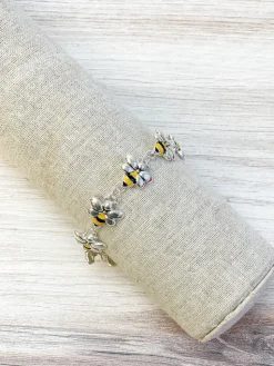Magnetic Enamel Bracelet - Bumble Bee