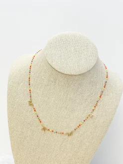 'Mama' Chain Necklace - Multi
