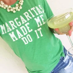 Margaritas Made Me Do It Graphic Tee by Prep Obsessed