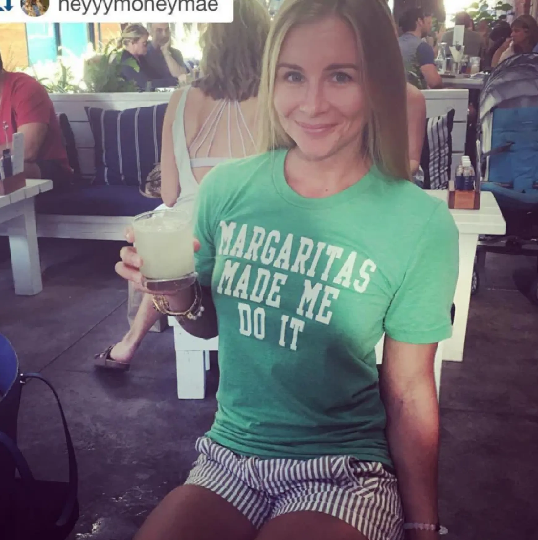 Margaritas Made Me Do It Graphic Tee by Prep Obsessed