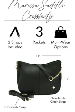Marissa Saddle Crossbody - 4/7