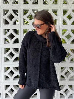 Maureen Long Sleeve Solid Knit Sweater