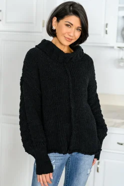 Maureen Long Sleeve Solid Knit Sweater